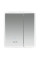 Дзеркальна шафка Mixxus Premium Olivary CM01-60x70x13 з LED Touch, димером, регулятором яскравості (MI8294)