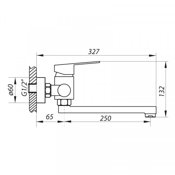 Змішувач для кухні Zerix LR74603 (LL1197)