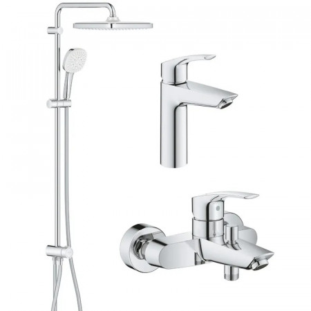 Набiр змiшувачiв 3 в 1 для ванни Grohe Eurosmart (UA123246R1)