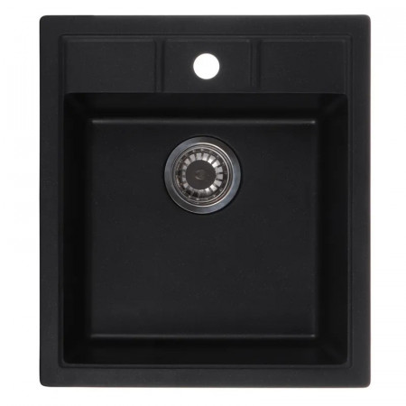 Мийка кухонна Zerix ZS-4651S-14 Чорний металік (ZX4570)
