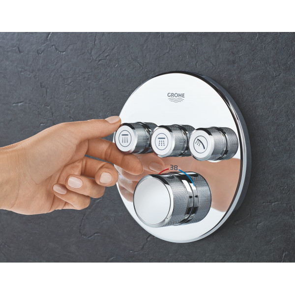 Термостат прихованого монтажу на 3 споживача Grohe Grohtherm SmartControl (29121000)