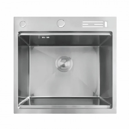 Мийка Mixxus MH5050-SK NANO-SILVER (3.0/0.8) з н.ст. зі сходинкою для суш.,з підст.під ножі(нерж.)(MX1939)