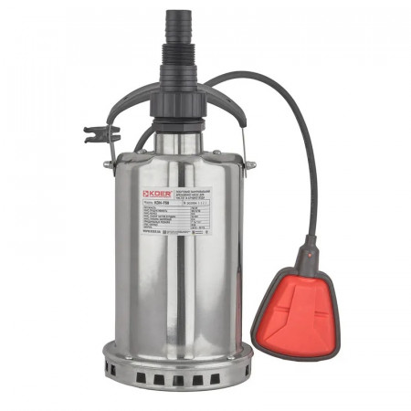 Насос дренажний Koer KDN-750 корпус нержавіюча сталь Н=9М, Q=10,6кбМ, P=750 Вт (KP3354)