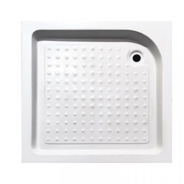 Душовий піддон з сифоном MIXXUS CUBIC ST01-90x90x13 квадратний діаметр зливу 52 мм NEW (MI8371)