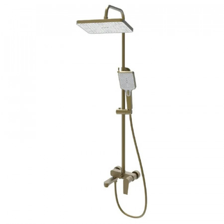 Душова колона зі змішувачем Haiba MILANO 003-J BRUSHED GOLD (HB9620)