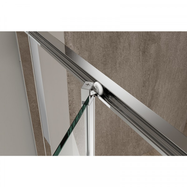 Душова кабіна без піддону Koer SR SC09-90x90x200-L-TR-01 прозоре скло Easy Clean 6мм Хром (KR5683)