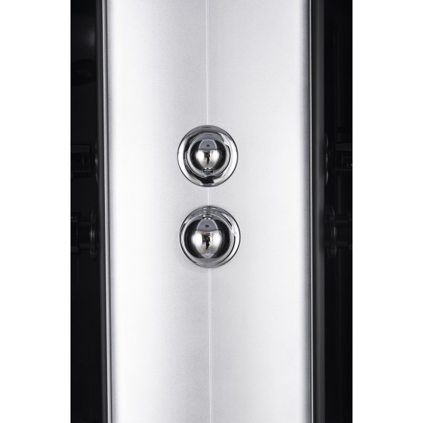 Бокс душовий без гідромасажу Mixxus STRONG SB02-90x90x215-FB SATIN з низьким піддоном (MI6886)