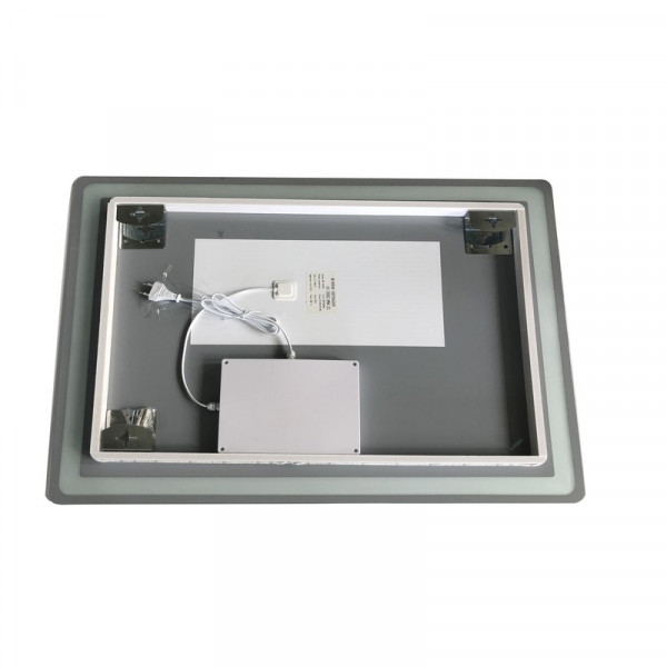 Дзеркало Zerix Mirra MR05-90x70-REVERSE з LED Touch, Anti-fog, димером, регулятором яскравості (ZX6059)