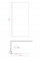 Душова перегородка Koer SR SP02-100x200-TR-01 Walk-In прозоре скло Easy Clean 8мм, хром (KR5395)