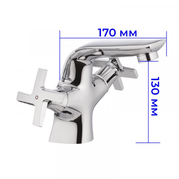 Змішувач для умивальника Mixxus Premium GALAXY 161 (MI0620)