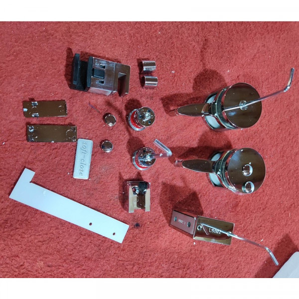 Двері в нішу Koer SR SD01-120x200-TR-01 прозоре скло Easy Clean 8мм, хром (KR5376)