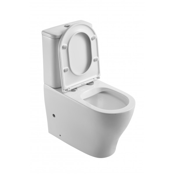 Унітаз-компакт Mixxus Premium WAVE-0403-R  675х395х870mm, система змиву RIMLESS (MP6606)