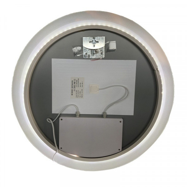 Дзеркало Zerix Solo MC02-60 з LED Touch, Anti-fog, димером, регулятором яскравості (ZX6065)