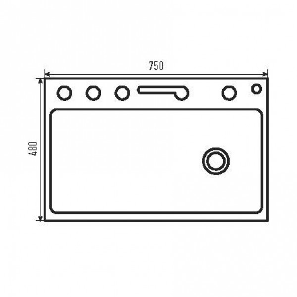 Мийка Zerix ZH7548-SET-03 Nano-Black з вбудованим змішувачем з нерж. сталі (ZM5577)