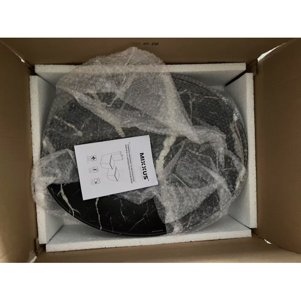 Раковина накладна Mixxus Premium ELLIPSE-0102 MARBLE 515х400х130mm (MP6552)