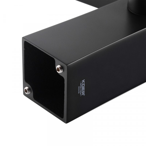 Змішувач на борт ванни Koer KB-43007-05 на 3 отвори (Колір чорний) (KR3453)