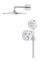 Прихована душова система з Rainshower Mono 310 Grohe Grohtherm SmartControl (34866000)