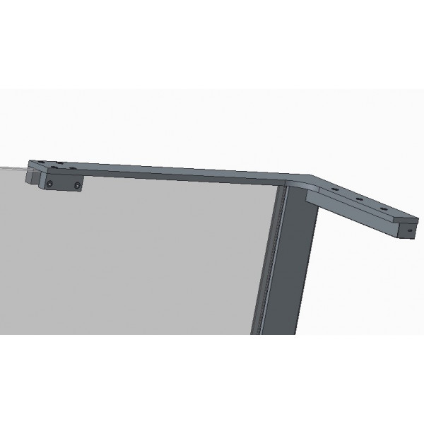 Душова перегородка Koer SR SP02-100x200-TR-01 Walk-In прозоре скло Easy Clean 8мм, хром (KR5395)