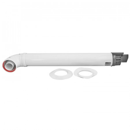 Комплект коаксіального димоходу KOER KCH.03 Condens для конденсаційного котла 1000 мм, 60/100 (KR5662)