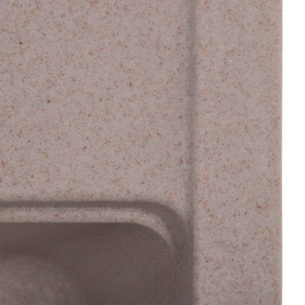 Мийка кухонна Zerix ZS-5751S-06 Бежева (ZX4597)