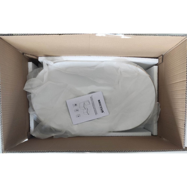 Раковина накладна MIXXUS PREMIUM WAVE-0105 EDGE GOLD 620х360х160mm (MP6557)