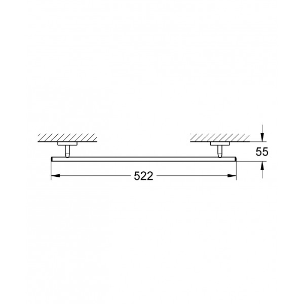 Тримач для рушників Grohe Bau Cosmopolitan Neutral (40459001)