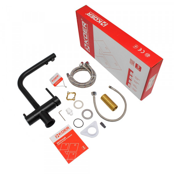 Змішувач для кухні з виходом для питної води KOER KB-72001-05 (KR3392)