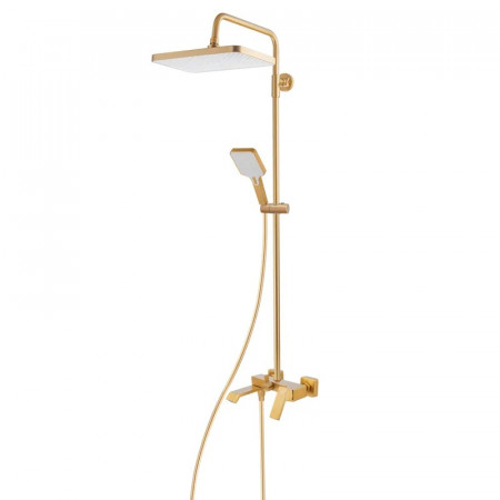 Душова колона зі змішувачем HAIBA GAUDI 009-J BRUSHED GOLD (HB9584)