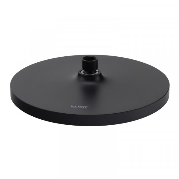 Душова колонна з термостатичним змішувачем Koer KB-57029-05 3 функції, колір чорний (KR5491)