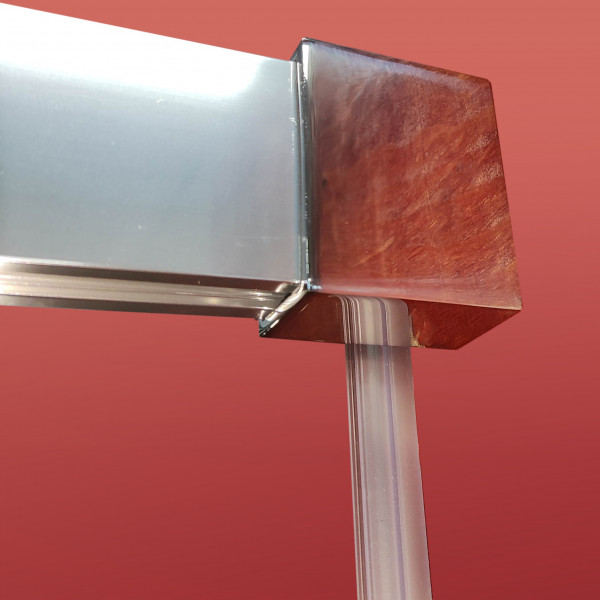 Двері в нішу Koer SR SD05-120x200-TR-01 прозоре скло Easy Clean 6мм, хром (KR5405)