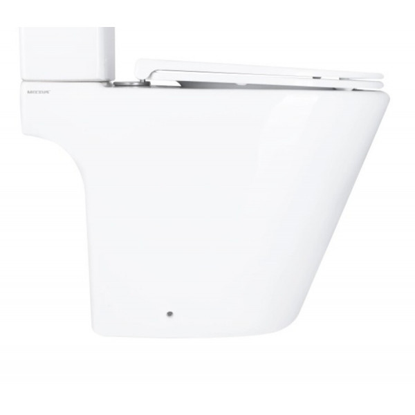 Чаша унітазу-компакту Mixxus Bevel-0405-R Bowl 605х370х800 Rimless без сидіння (MI8352)