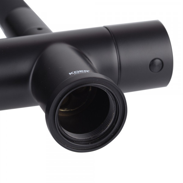 Кухонний змішувач з силік. виливом і вих. для питної води KOER KB-72002-05 (KR3384)