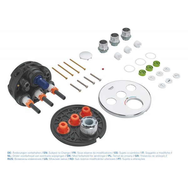 Термостат прихованого монтажу на 3 споживача Grohe Grohtherm SmartControl (29121000)