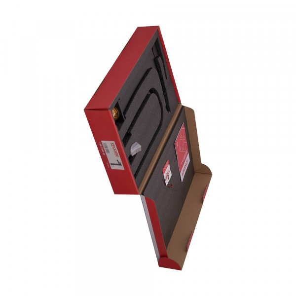 Змішувач для умивальника Koer KB-11007-05 високий (Колір чорний) (KR3441)