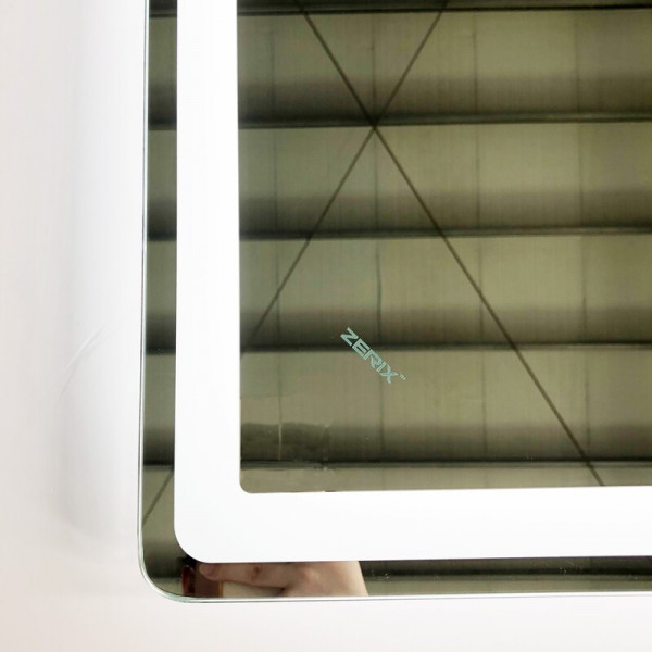 Дзеркало Zerix Mirra MR05-70x50-REVERSE з LED Touch, Anti-fog, димером, регулятором яскравості (ZX6055)