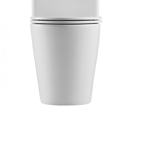 Чаша унітазу-компакту Mixxus Premium Bevel-0401-T1 Bowl 625х390х845 Tornado 1.0 без сидіння (MI8348)