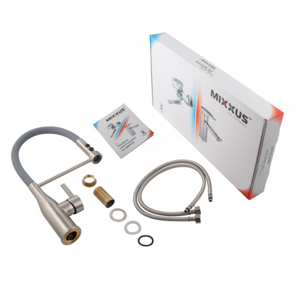 Змішувач для кухні Mixxus Premium Summer 017 SS COLOR REFL.GREY (MI6963)