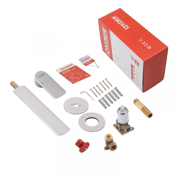 Змішувач для умивальника Koer KB-16028-01 вбудований (KR5297)