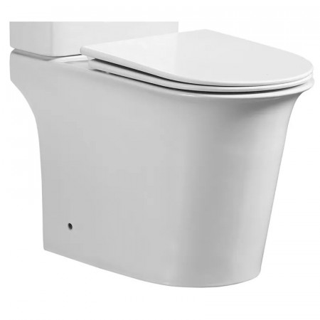 Чаша унітазу-компакту Mixxus Wave-0405-R Bowl 630х350х795 Rimless без сидіння (MI8363)