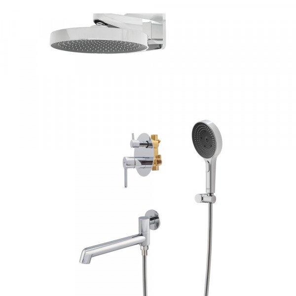 Вбудована душова система Koer KB-66029-01 3 функції, колір хром (KR5483)