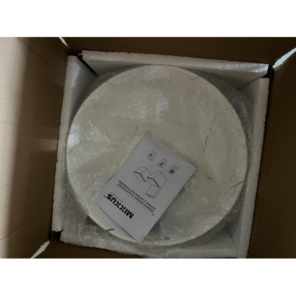 Раковина накладна Mixxus Premium WAVE-0102 MARBLE 370х370х130mm (MP6528)