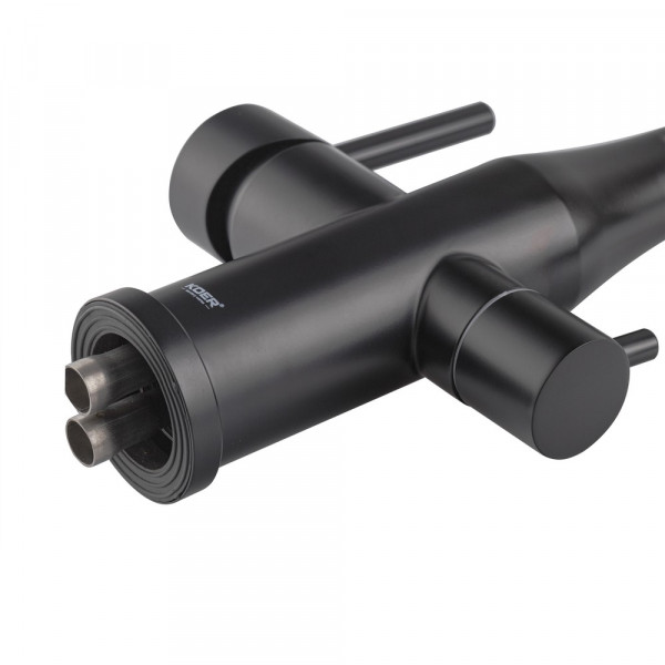 Змішувач для кухні Koer KI-72024-05 з виходом для питної води (нерж. сталь) (KR5012)