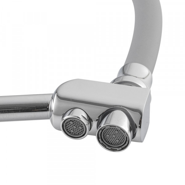 Кухонний змішувач з силік. виливом і вих. для питної води KOER KB-72003-01 (KR3375)