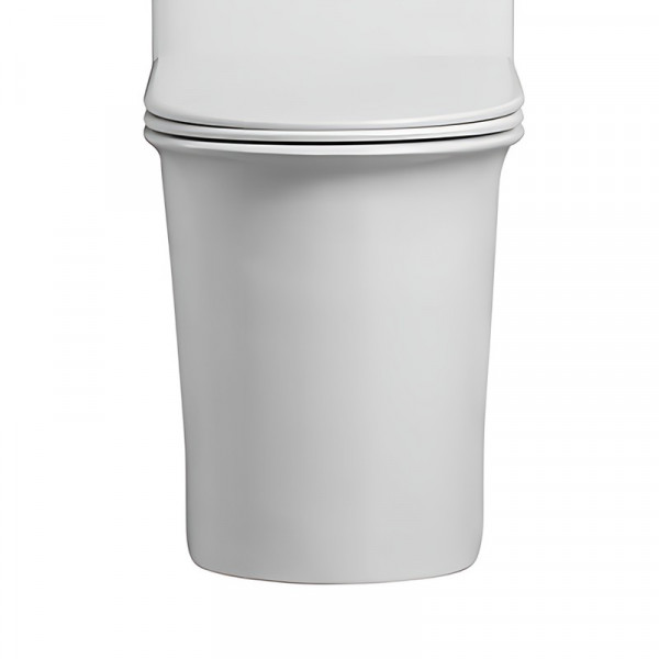 Чаша унітазу-компакту Mixxus Wave-0405-R Bowl 630х350х795 Rimless без сидіння (MI8363)