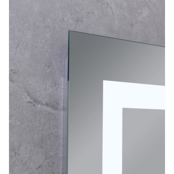 Дзеркало Mixxus HARD MR07-50x80 з Led Touch, Anti-fog, димером, регулятором яскравості (MX9992)