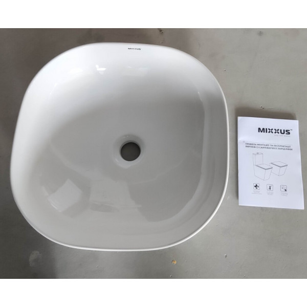 Раковина накладна MIXXUS PREMIUM DIVERSE-0105 425х425х145mm (MP6535)