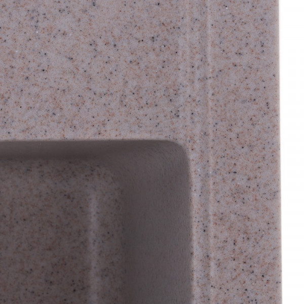 Мийка кухонна Zerix ZS-4651S-07 Мармурова (ZX4566)