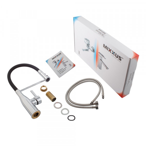 Змішувач для кухні Mixxus Premium Summer 017 REFL.BLACK (MI6960)