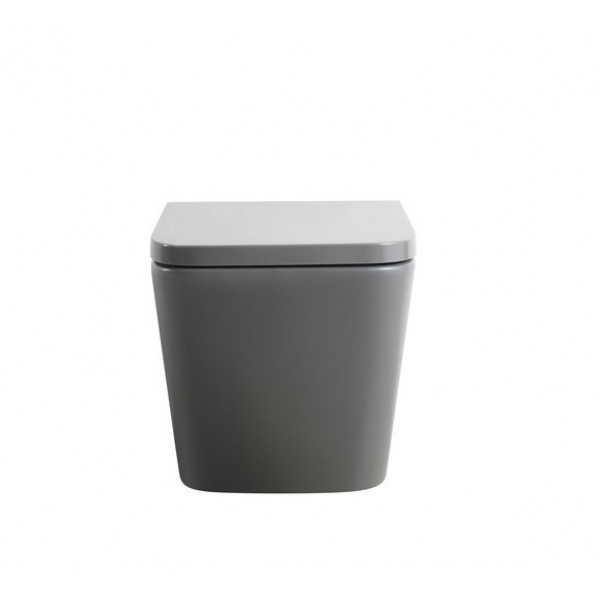 Унітаз підвісний Mixxus Premium QUADRO-0305-R GRAY 510x350x345mm система змиву RIMLESS (MP6656)