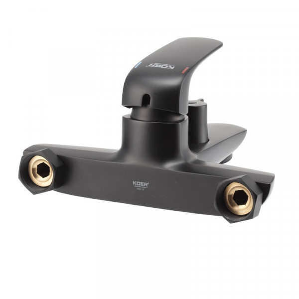 Змішувач для ванни з коротким виливом Koer KB-40008-05 (Колір чорний) (KR3473)